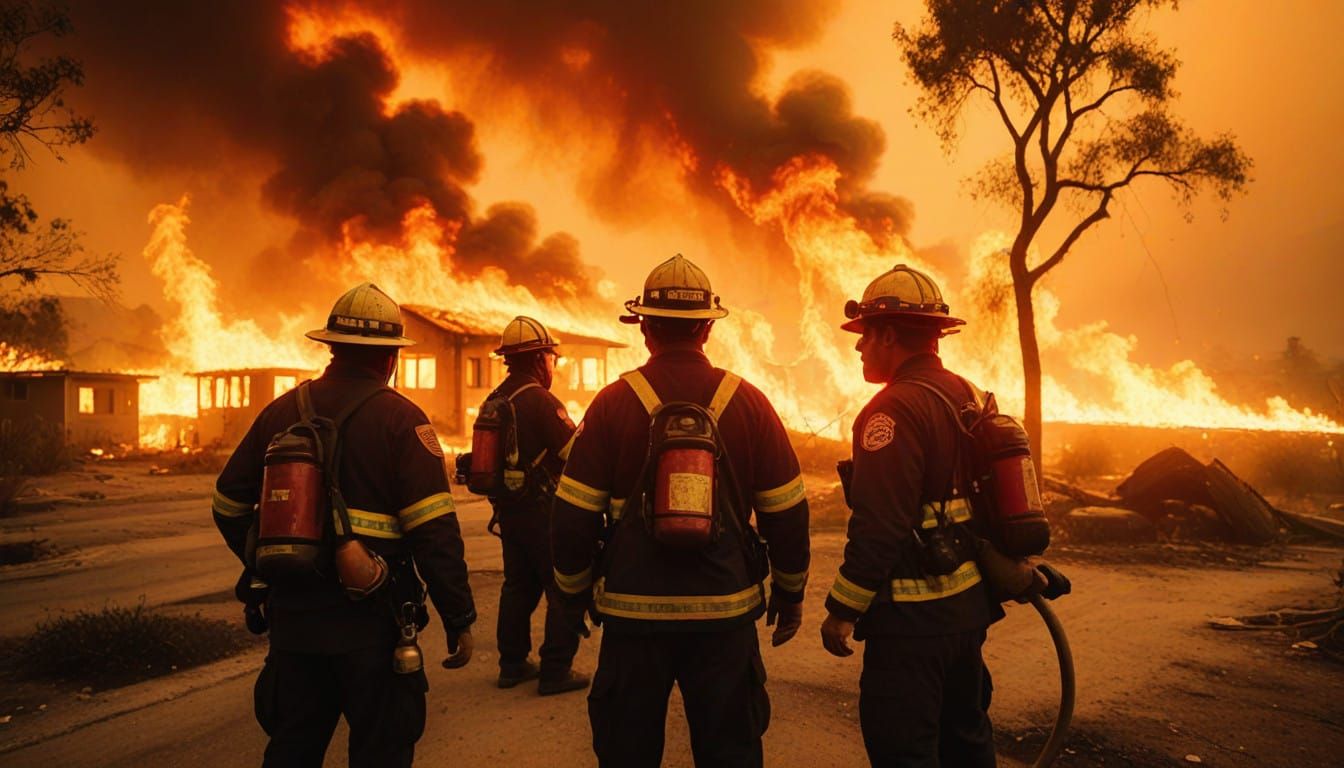 Flames Engulf Los Angeles Palisade in Apocalyptic Chaos