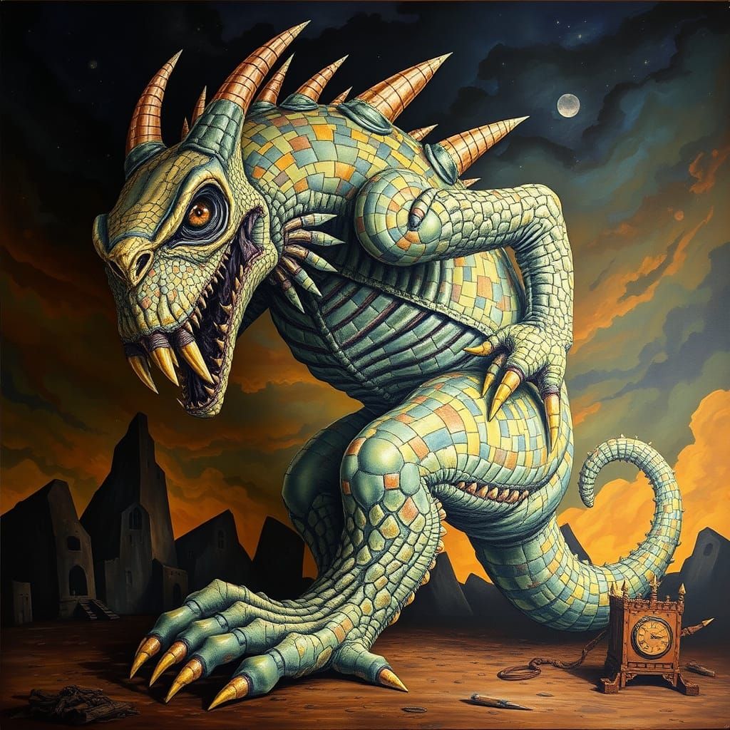 Gigantic Mosaic Monster Emerges