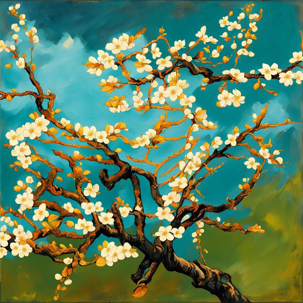Almond Blossoms in Bloom: A Spring Renewal Scene