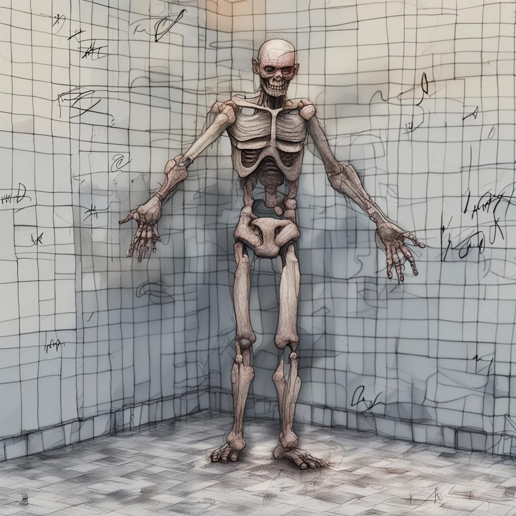 Poorly Rendered 3D Image with Anatomical Errors