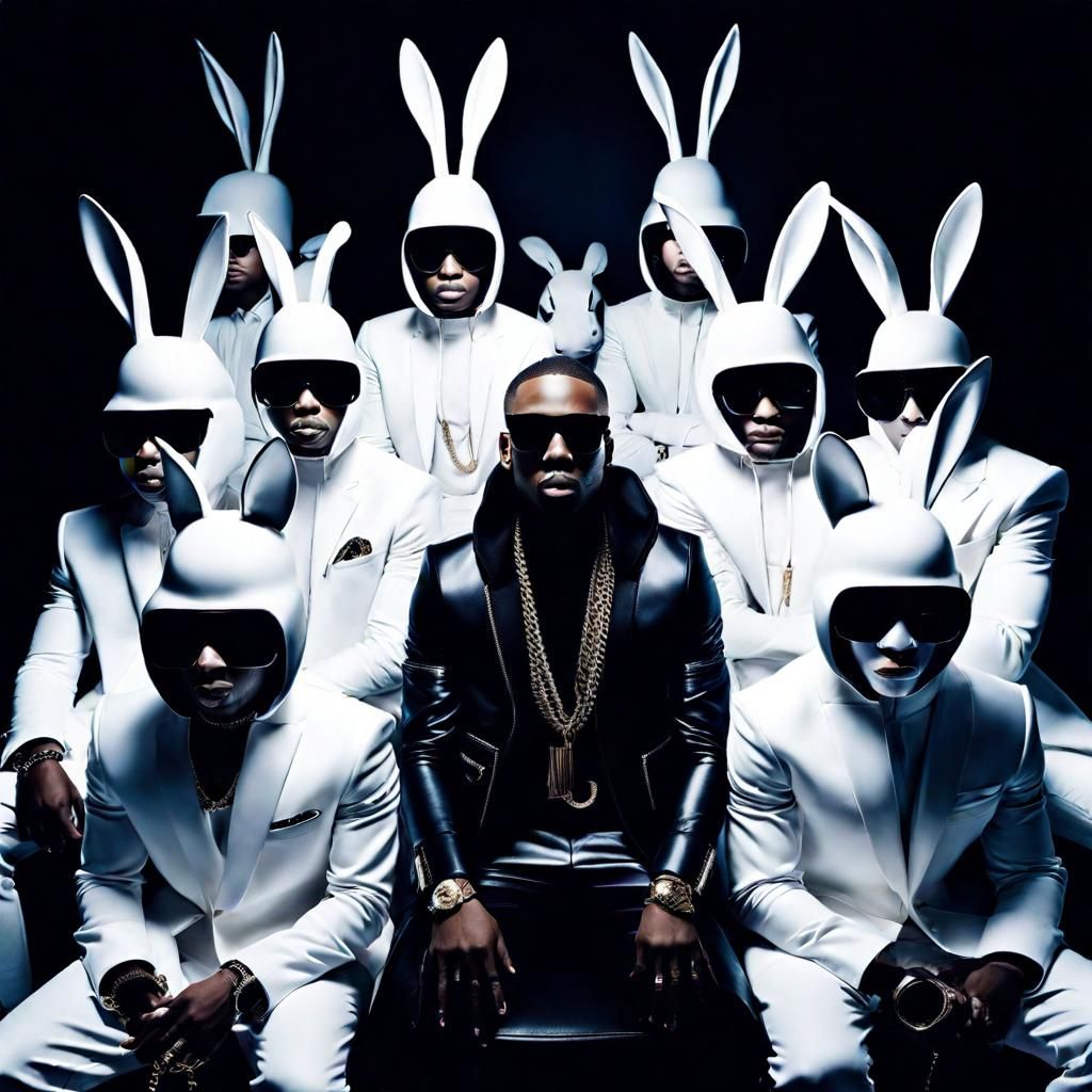 Rappers in Avant-Garde Techwear: Hyperrealistic Fashion Phot...