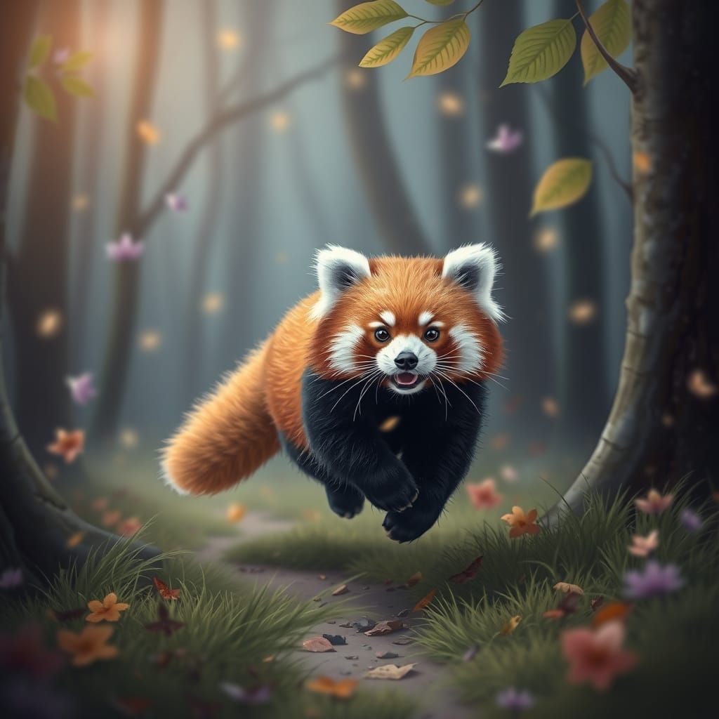 Red Panda's Magical Forest Adventure