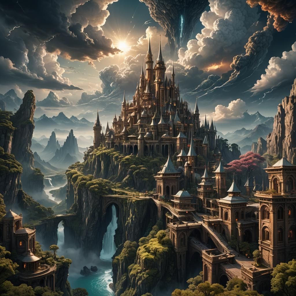 Positive Symbol of Satisfaction: Digital Matte Painting