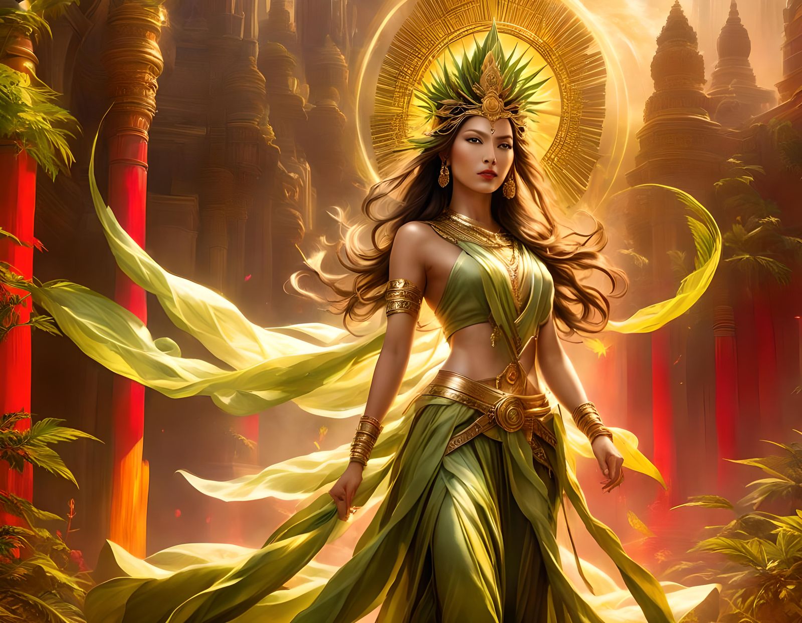 A miraculous apparition of a powerful wandering jedi female ...