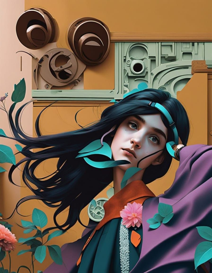 Star Witch Announces the Day in Kinetic Pointillism