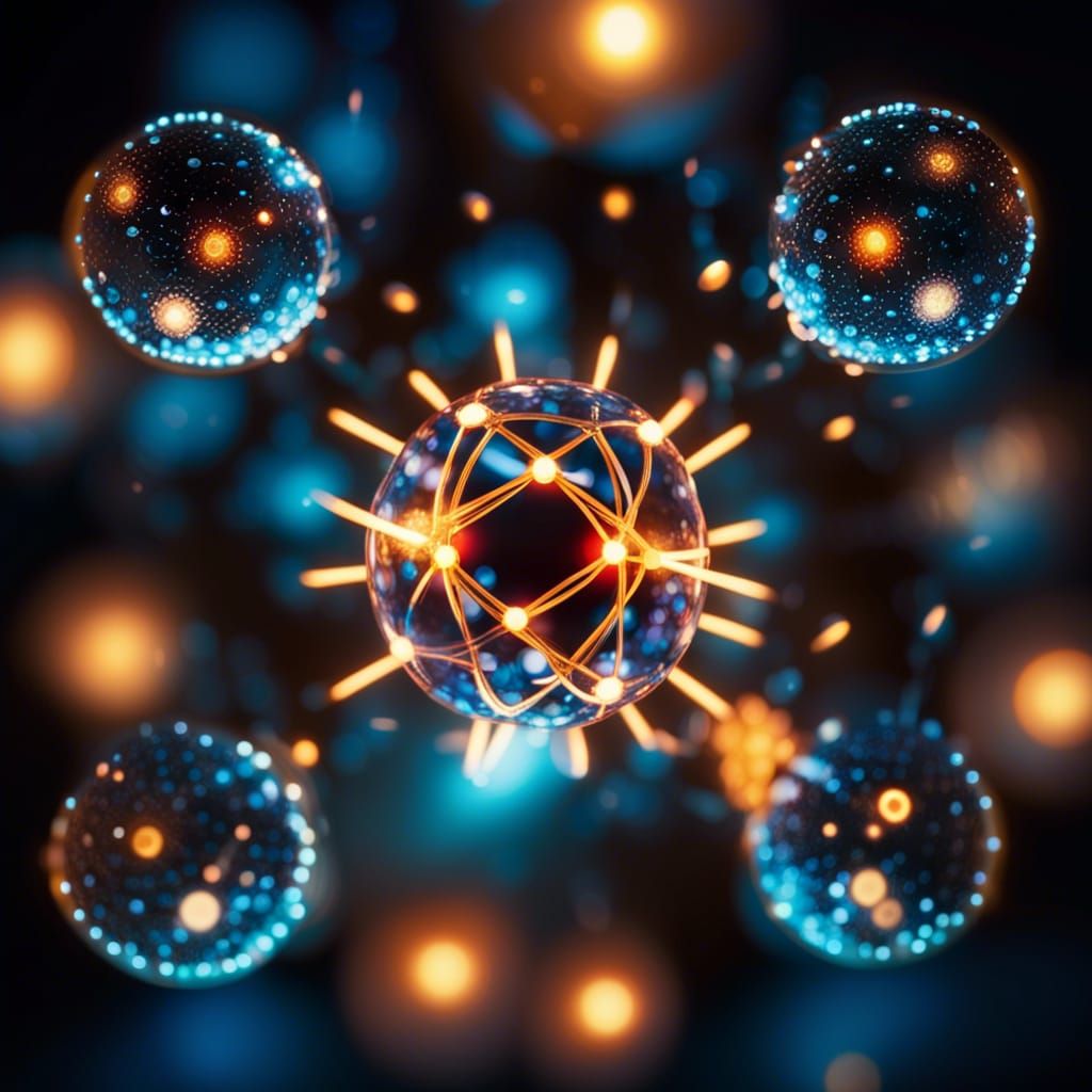 Dramatic Atoms Fission in Electric Glow