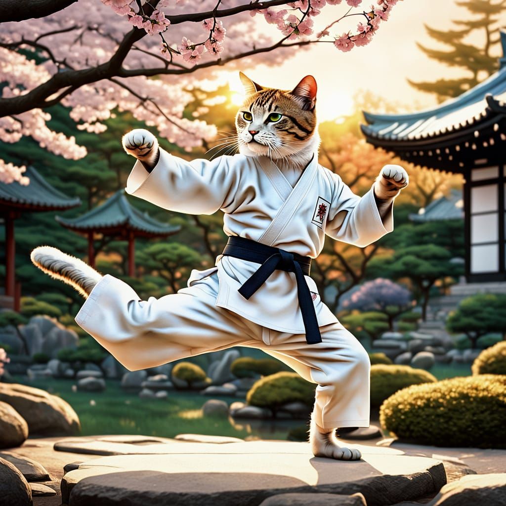 Karate Cat