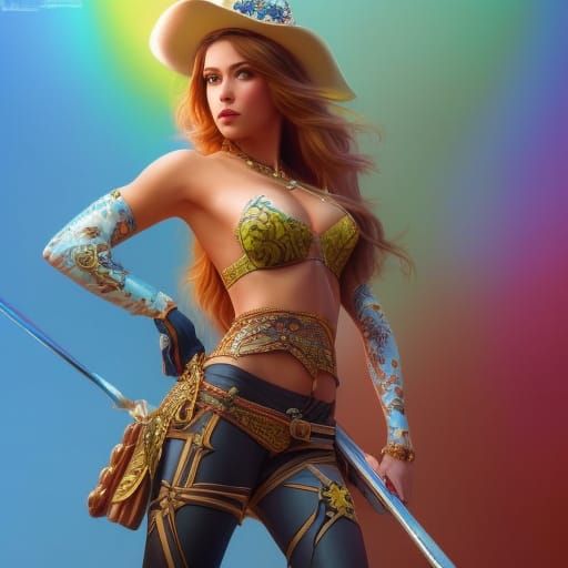 Rainbow Cowgirl