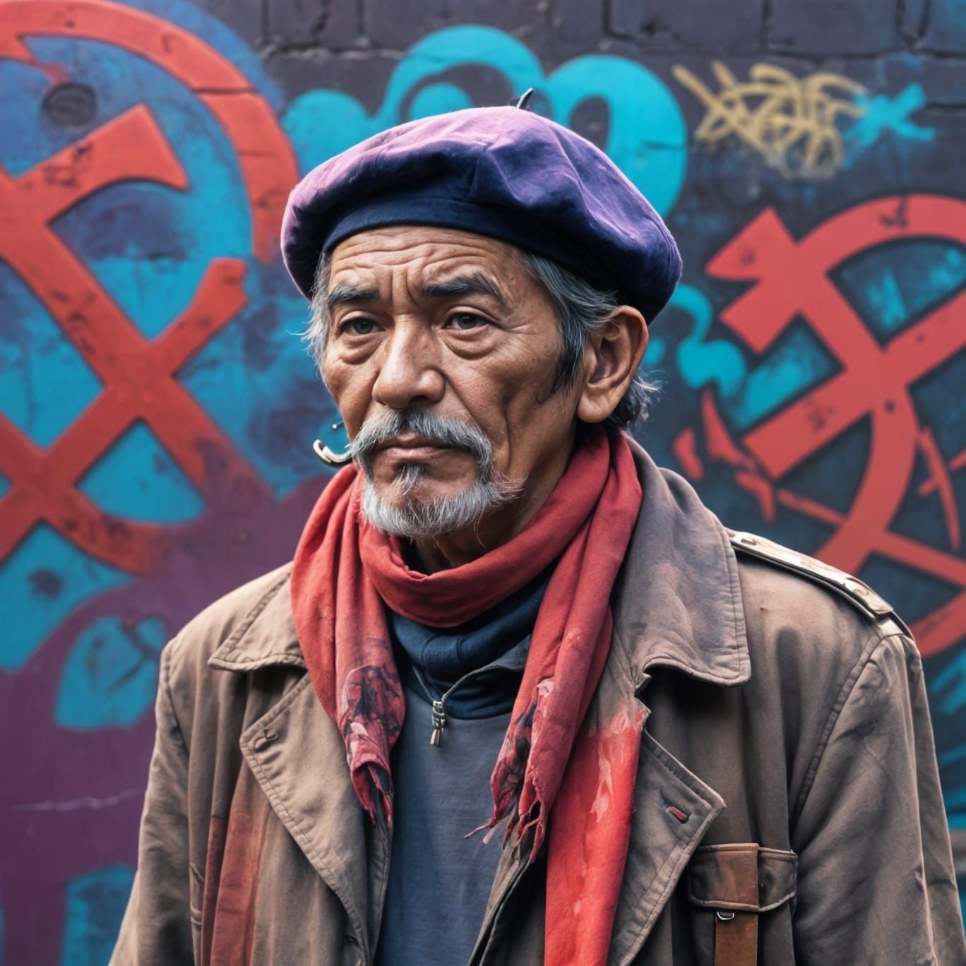 Cyberpunk Communist: Manga Scan in Deep Color