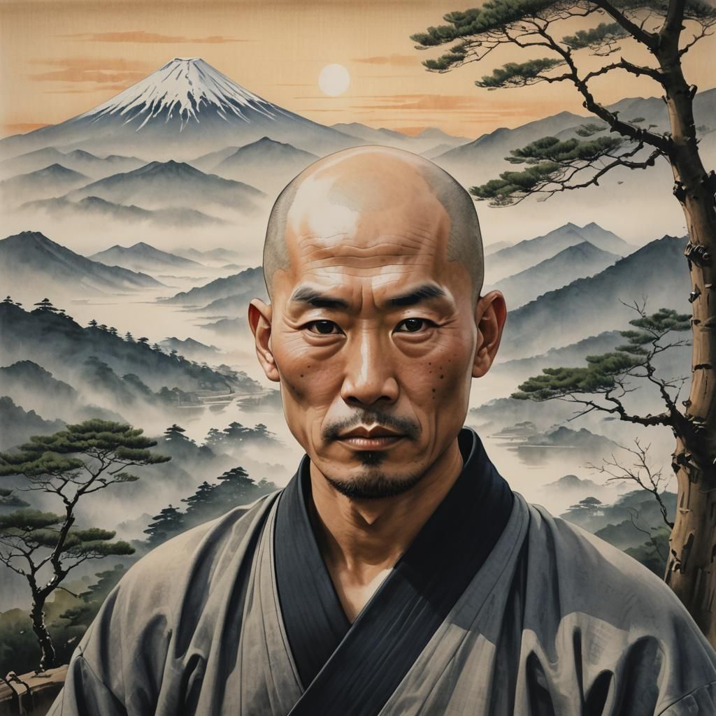 Photorealistic Portrait of Retsu in 1987 Japan