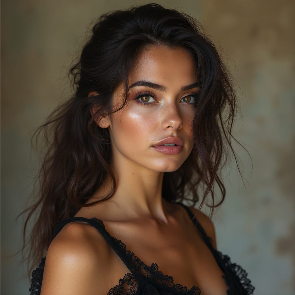 Woman in Baroque Style