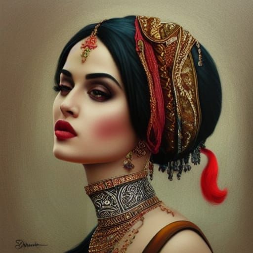 Surreal Portrait Inspired by Modern Illustrators