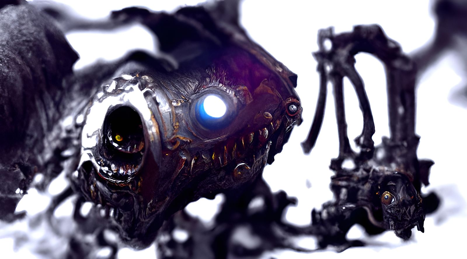 Mechanical Horror: Eyes and Jaws in 3D