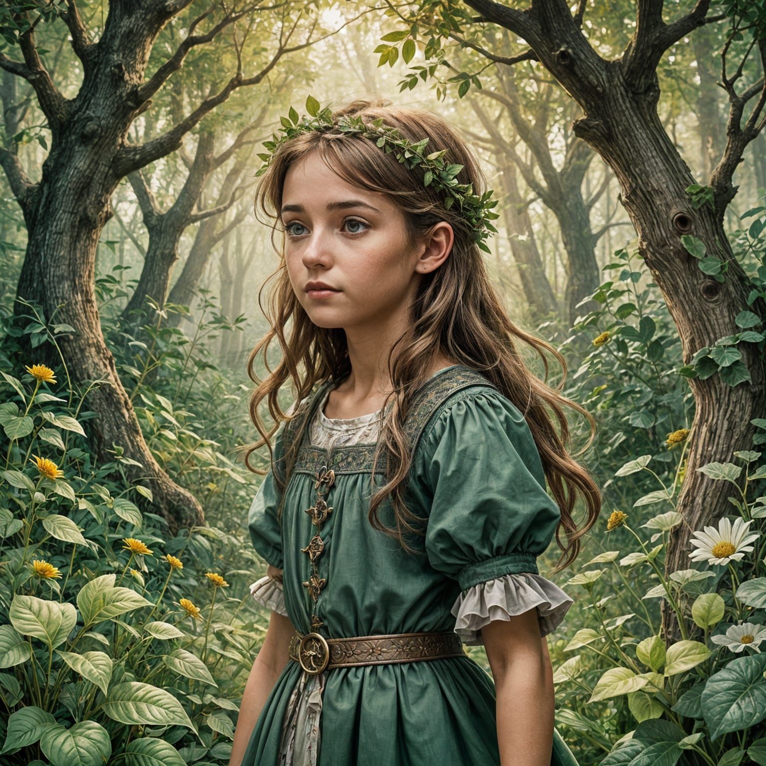 Whimsical Storybook Illustration by Kruvelux