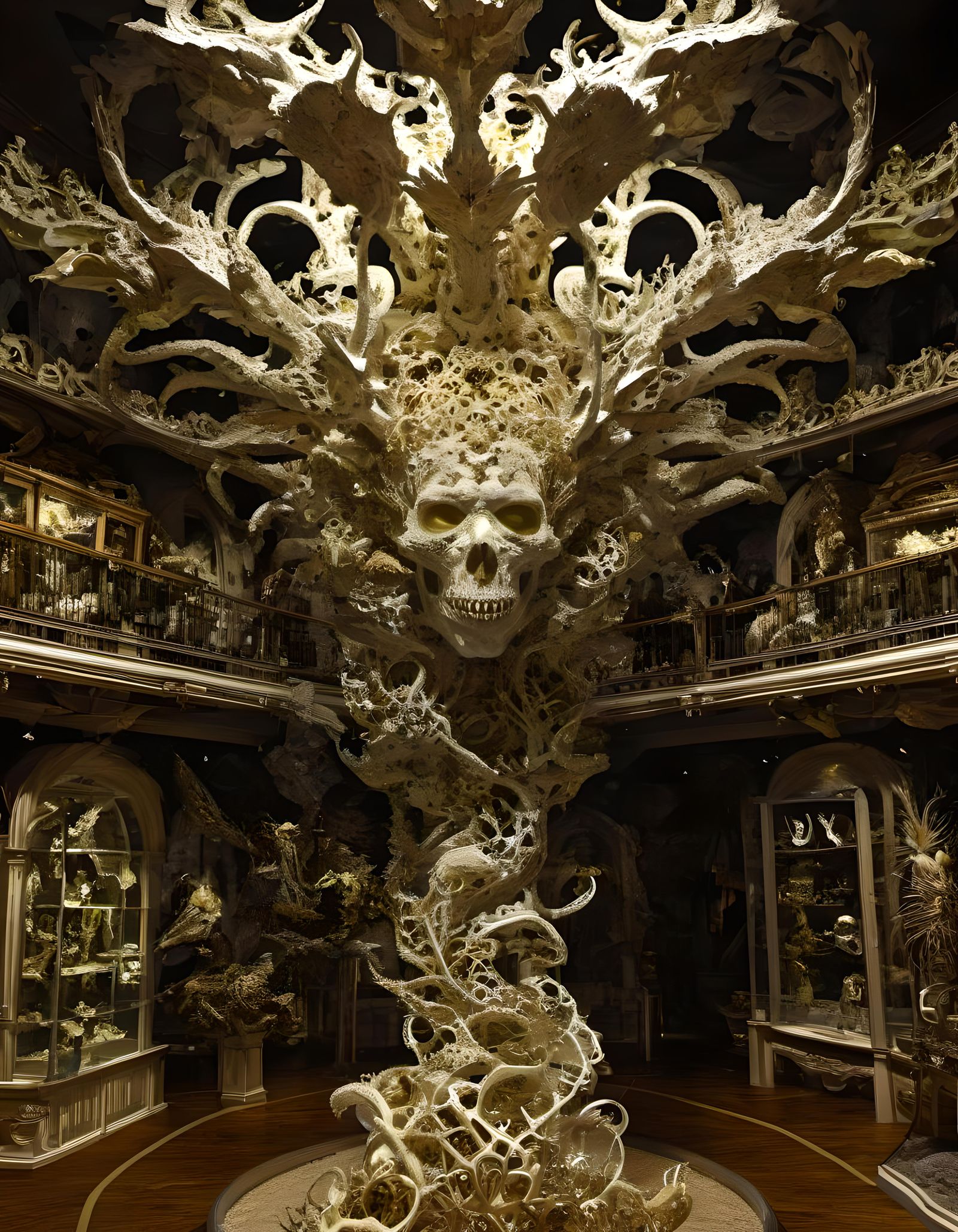 Chaos Museum in Bogomils Universe: Hyperrealistic Render