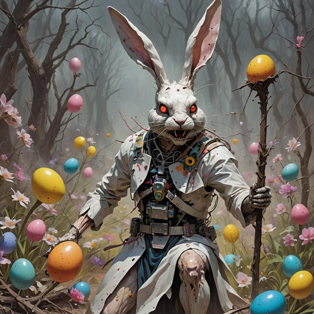 Horrifying Easter Bunny Reaper Entity