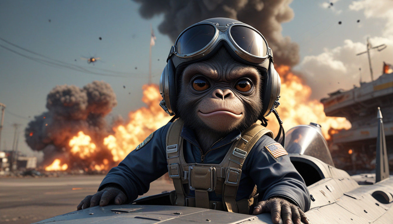 Warrior Gorilla in F-14 Tomcat: Dark Fantasy Aviation