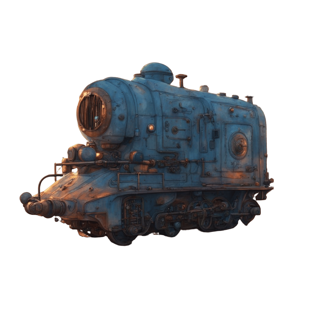 Steam-Powered Robot Converting Matter in Whimsical Fantasy S...