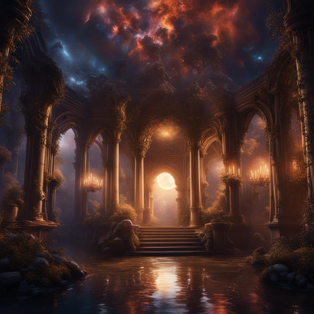 Fantastical Wish Fulfillment in Detailed Matte Painting