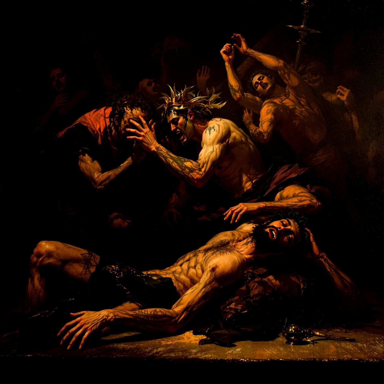 Baroque Masterpiece in Dramatic Lighting