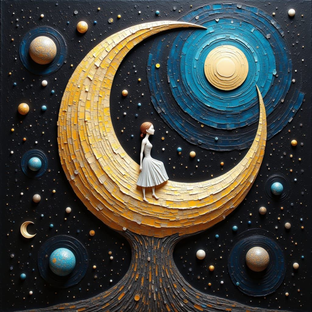 Surreal Dreams in Painterly Pulp Style