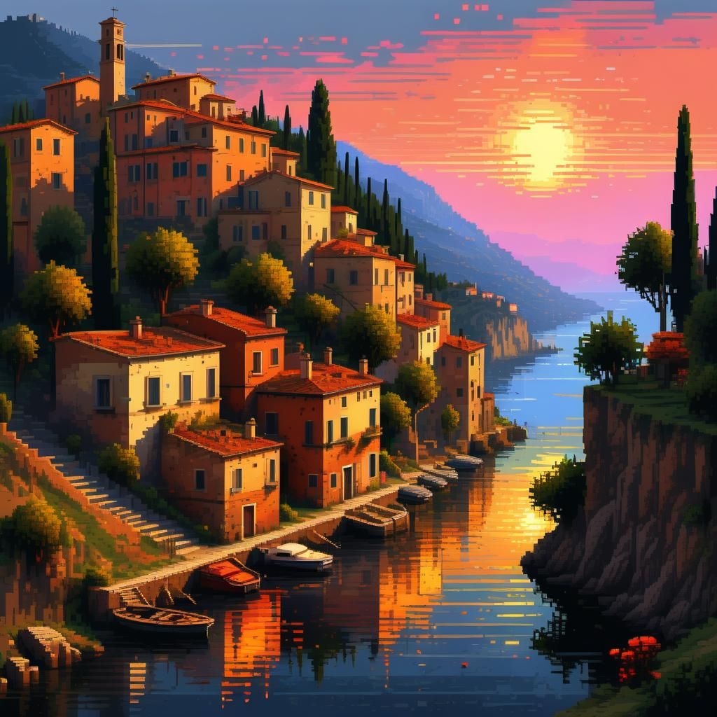 pixel-art in italy