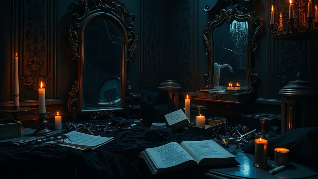 Midnight Opera Dressing Room in Faded Grandeur