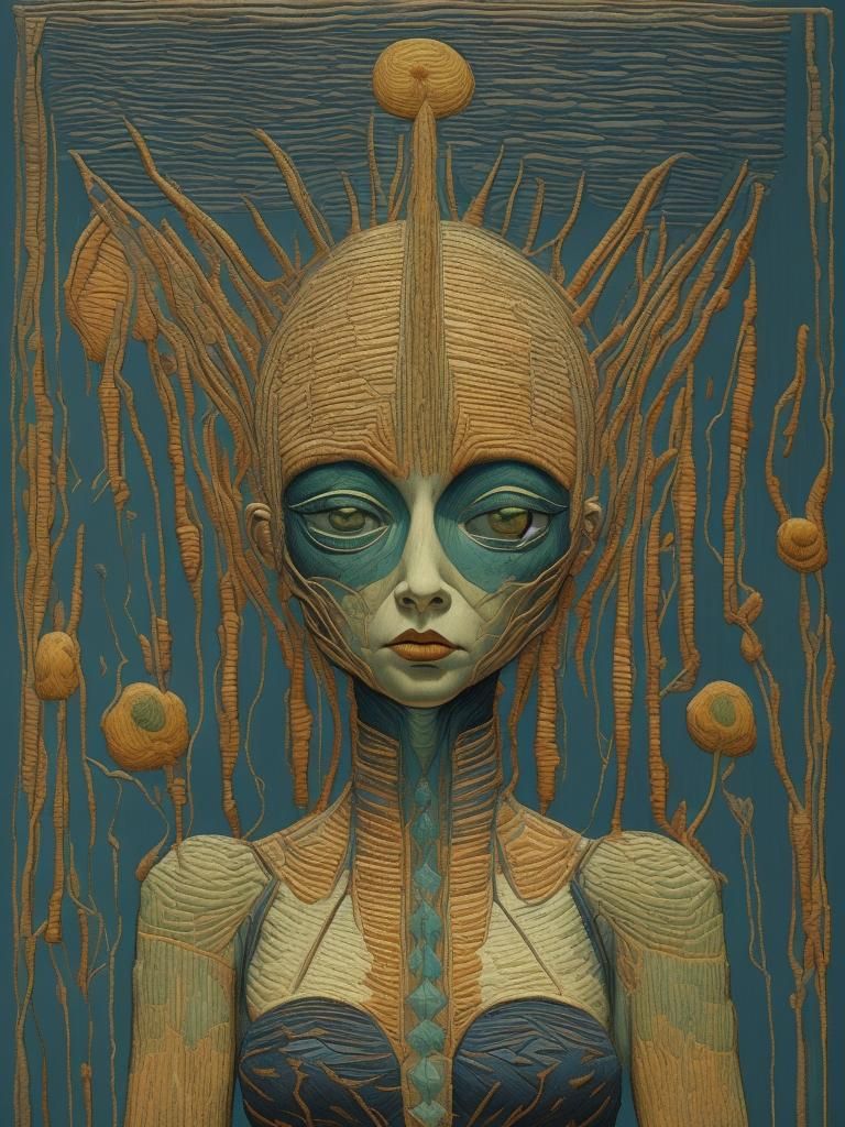 Otherworldly Van Gogh Landscape