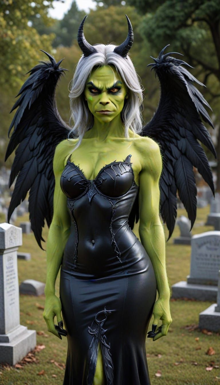 Surreal Whoville Portrait in the Style of Solomon Grundy