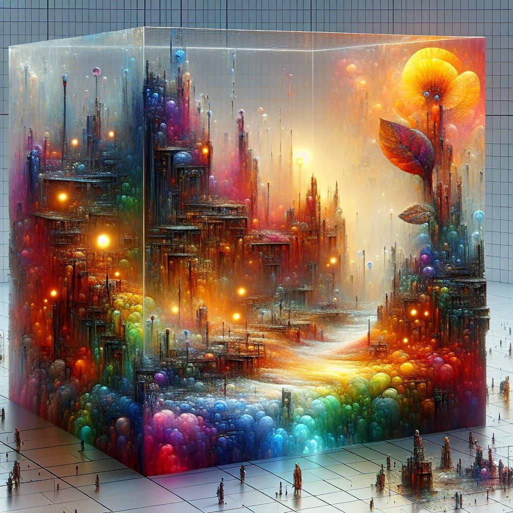 B is a B Filled with Otherworldly Life Charred and Rusty Rowscape