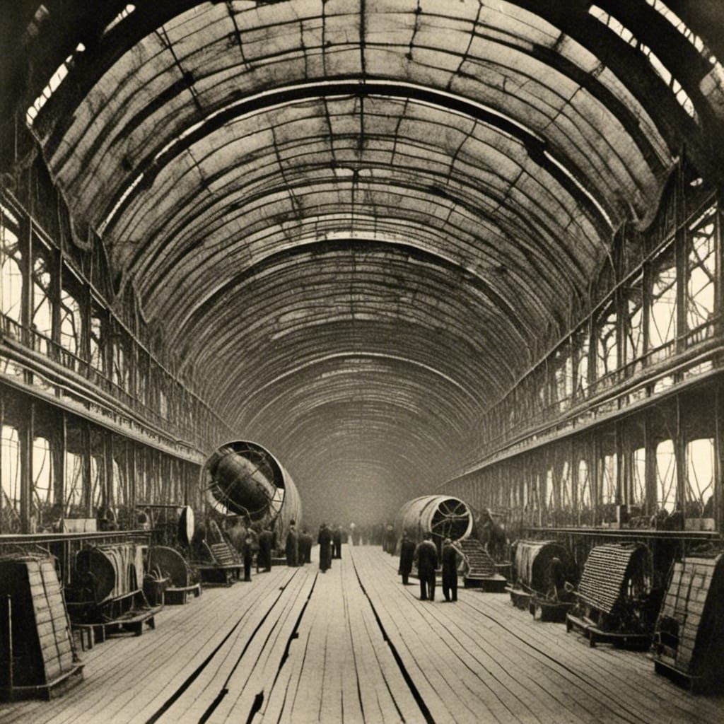 <lora:Terror of the Mythos:1.0> A german Zeppelin the 1920s ...