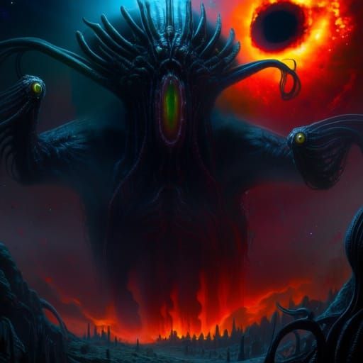 Eldritch Villain Dominates Multiverse in Surreal Cataclysm