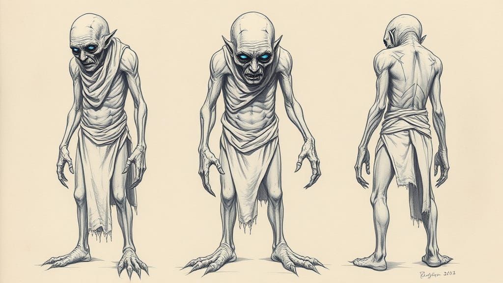 Ethereal Ice Ghoul in Tattered Robes