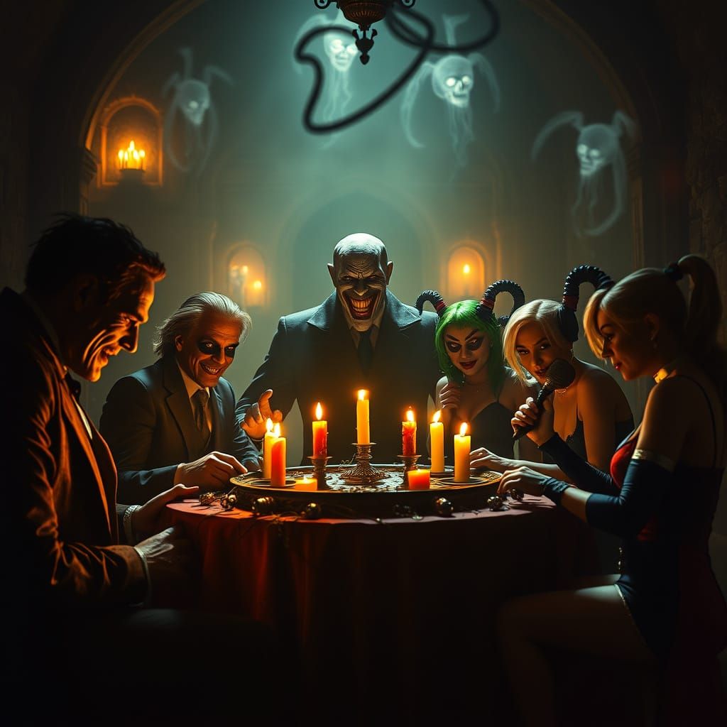 DC Comics Villains Conduct a Sinister Séance in a Haunting C...