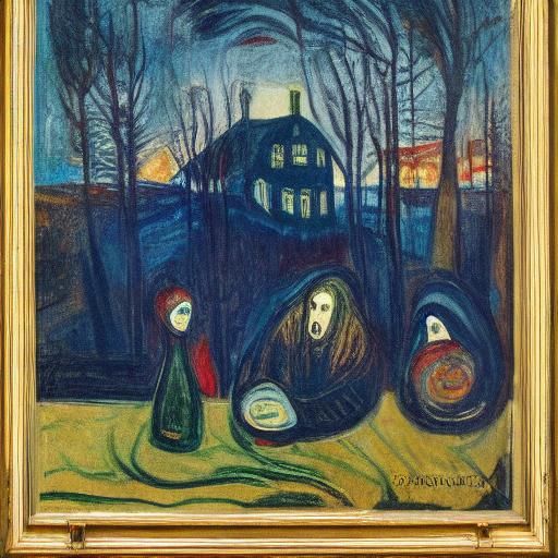 Vampire's Midnight Feast: Expressionist Realism