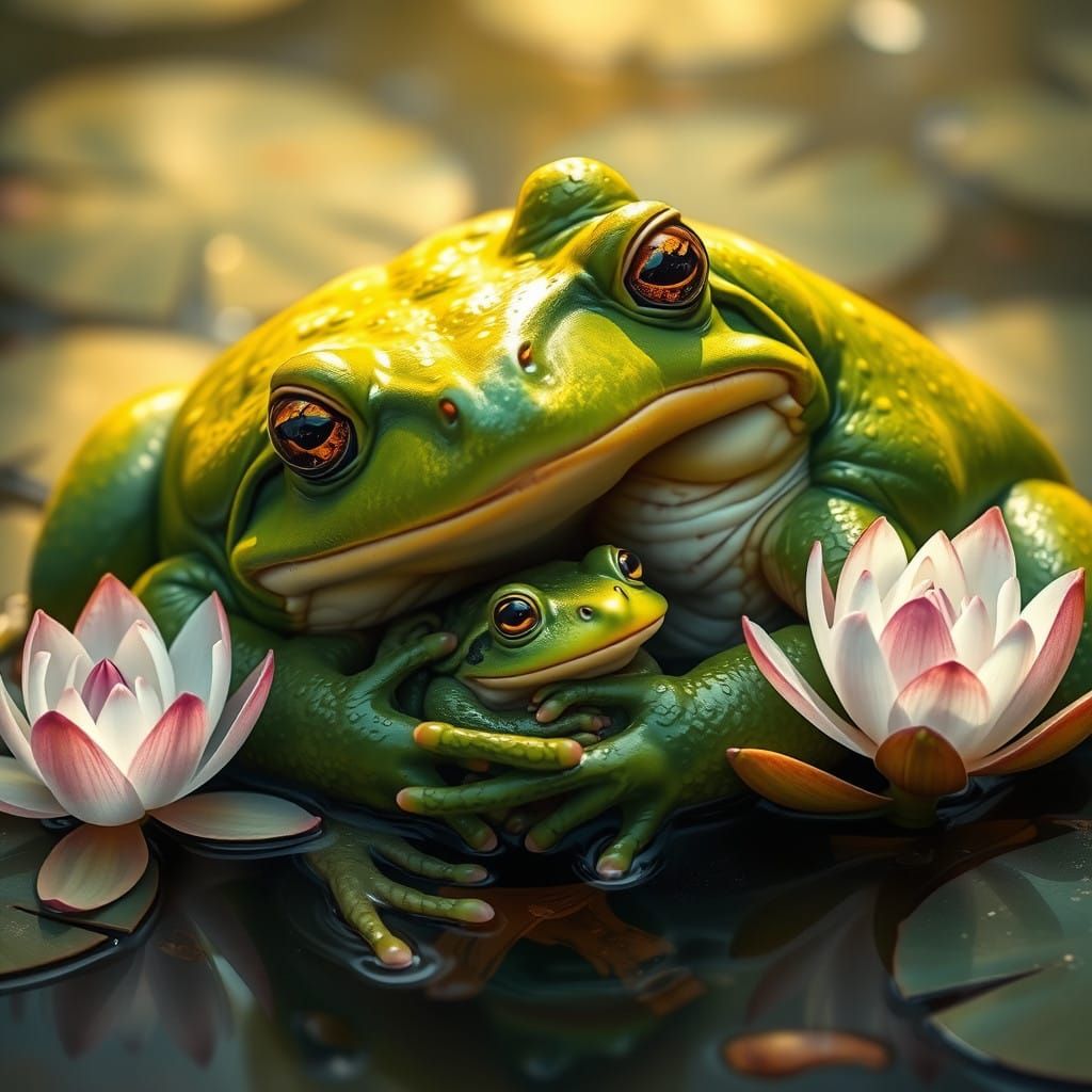 ... you are not a tadpole anymore, son!