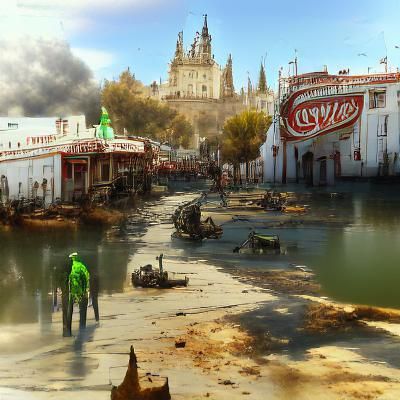 Fallout 4 Sevilla Concept Art in 8K
