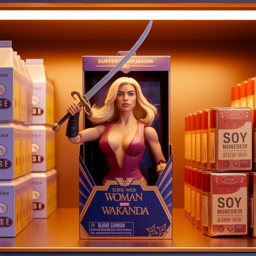 Surreal Superhero Emerges from Everyday Mundane