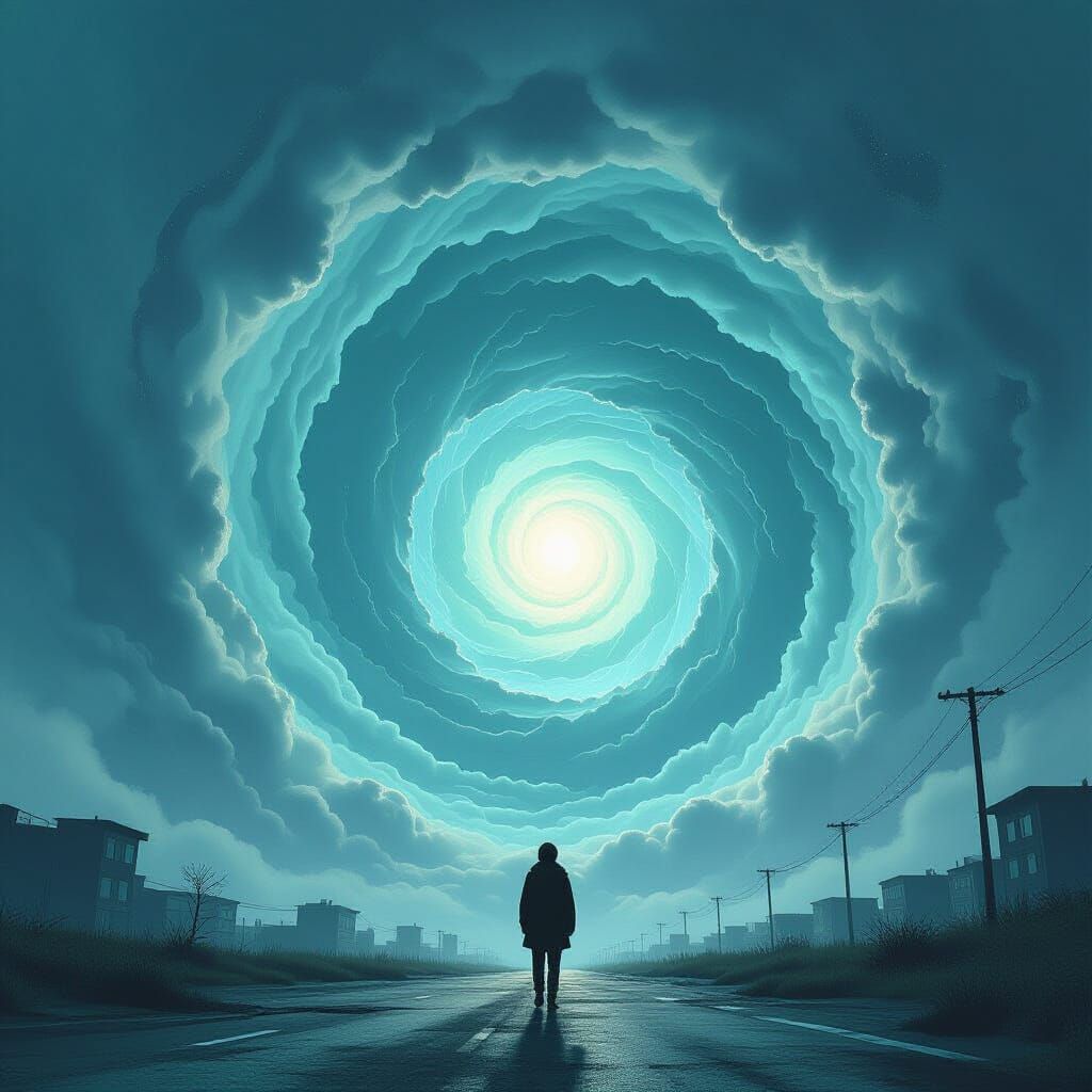 Surreal World Escapes Universe in Dreamlike Digital Art