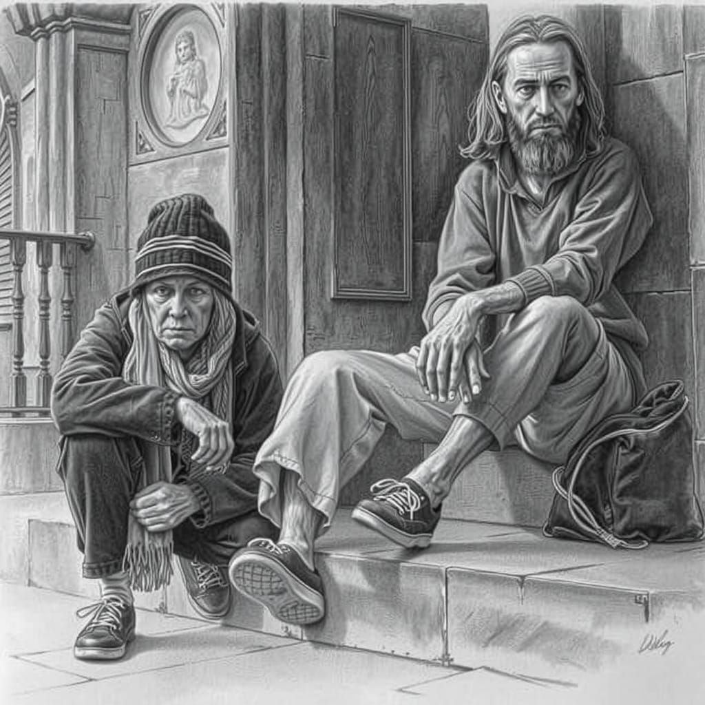 Homeless, seeking sanctuary