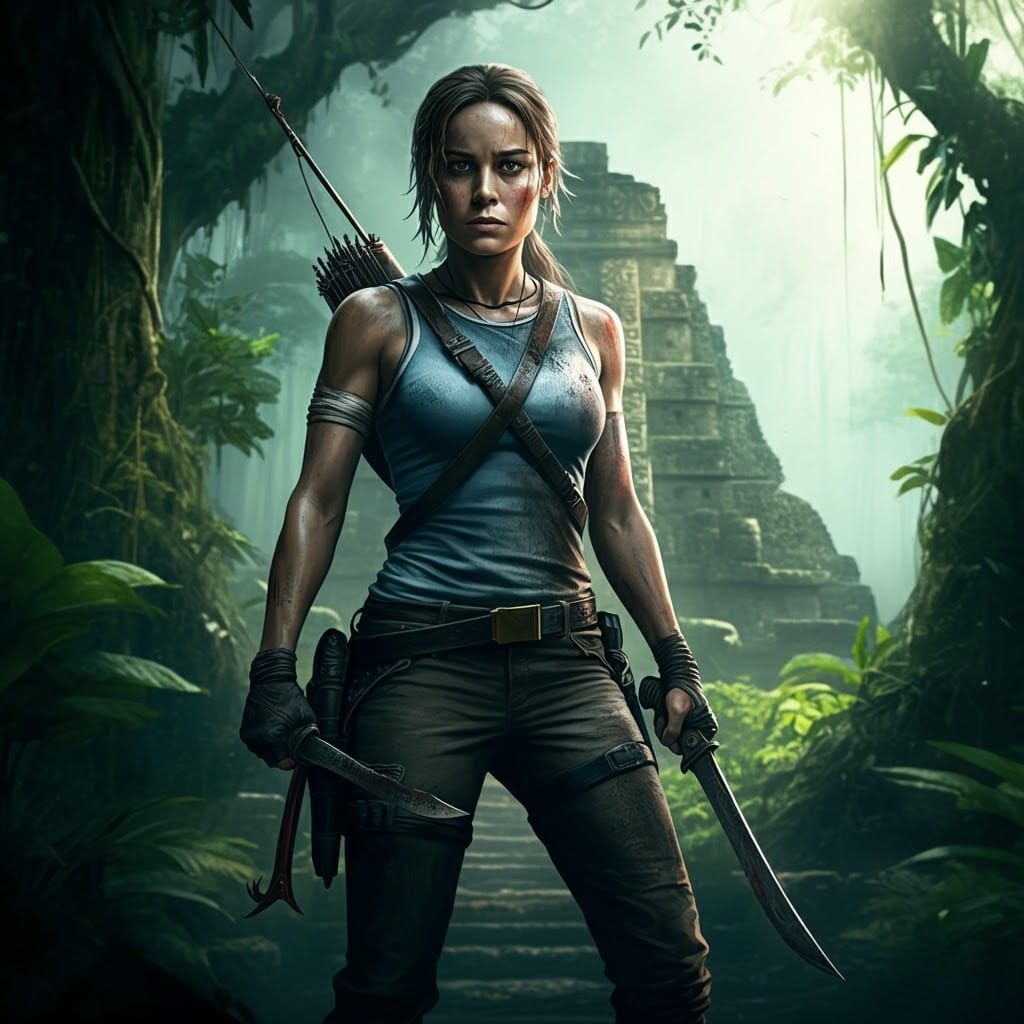 Brie Larson as Lara Croft