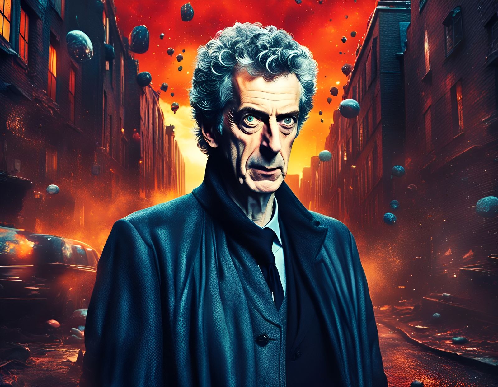Peter Capaldi as Dr. Who in Urbancore Style
