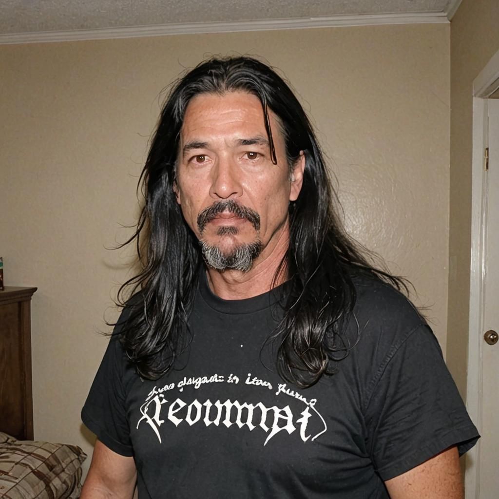 Middle-Aged Gamer in Basement Receiving Meal