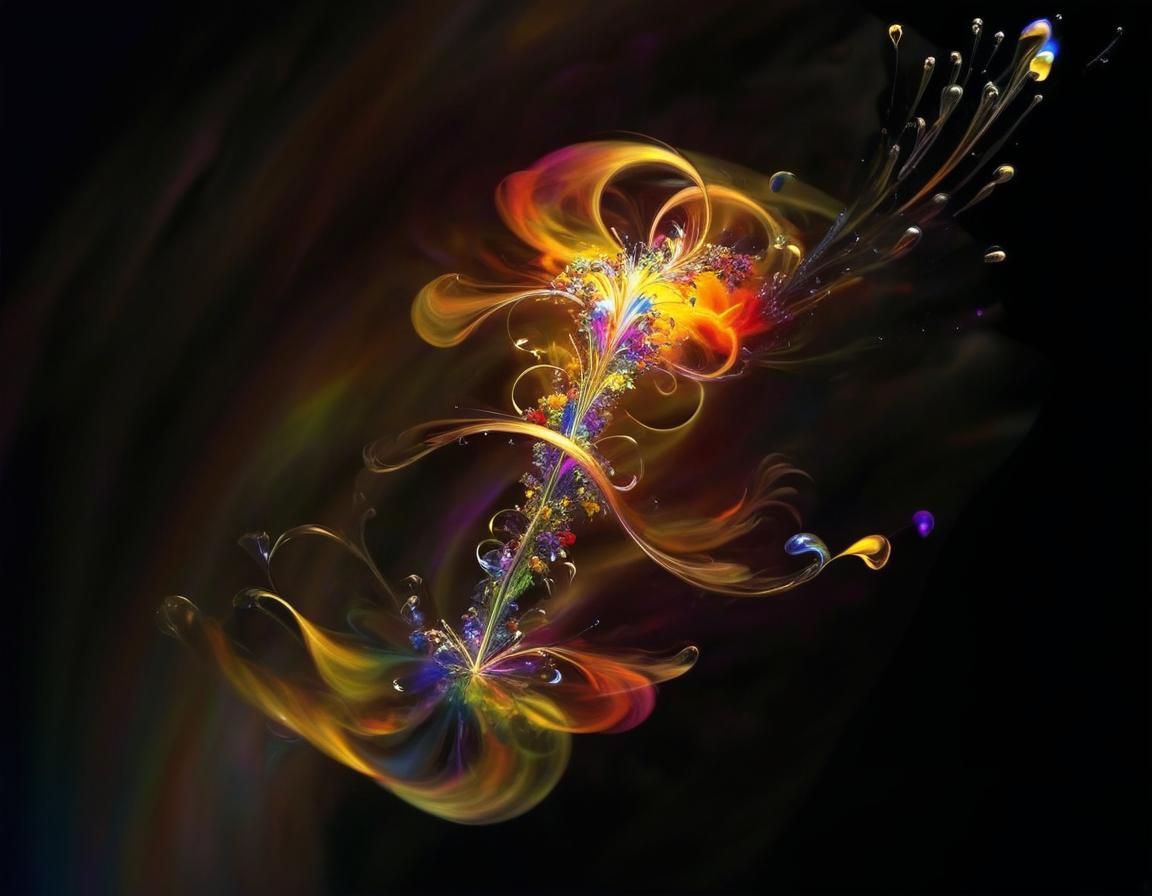 Exploding Teardrop Arabesque with Plasma Beams