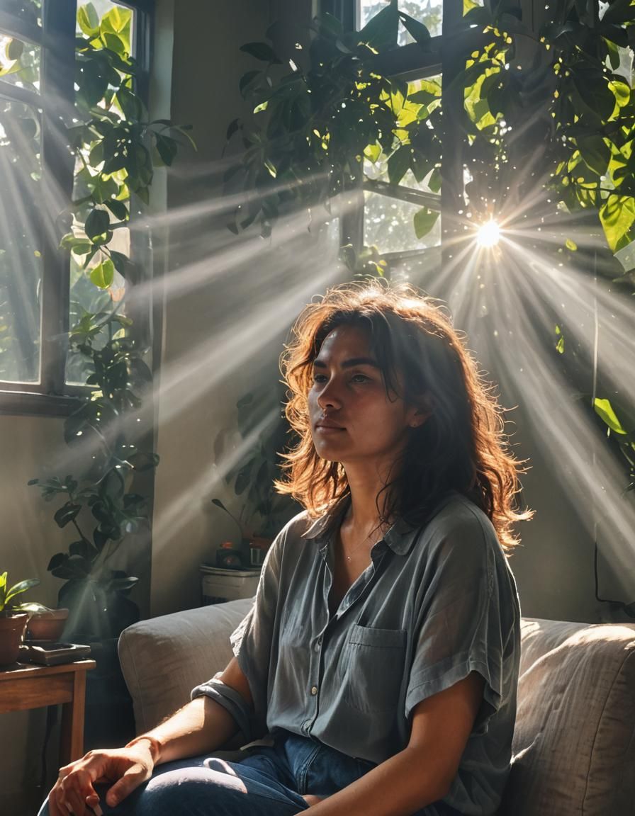 Humid Summer Day: Sunlight and Stillness