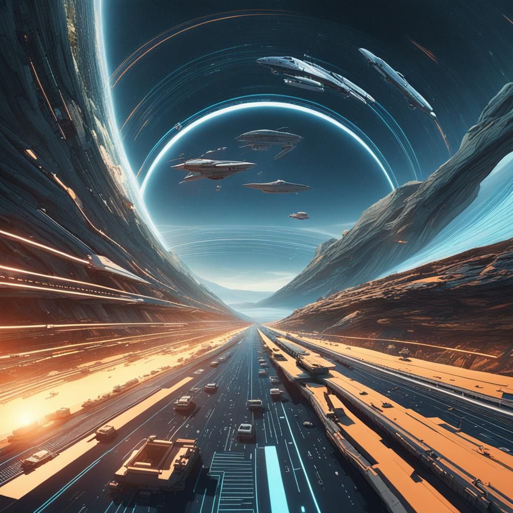 Earth Evolution: A Futuristic Space Highway