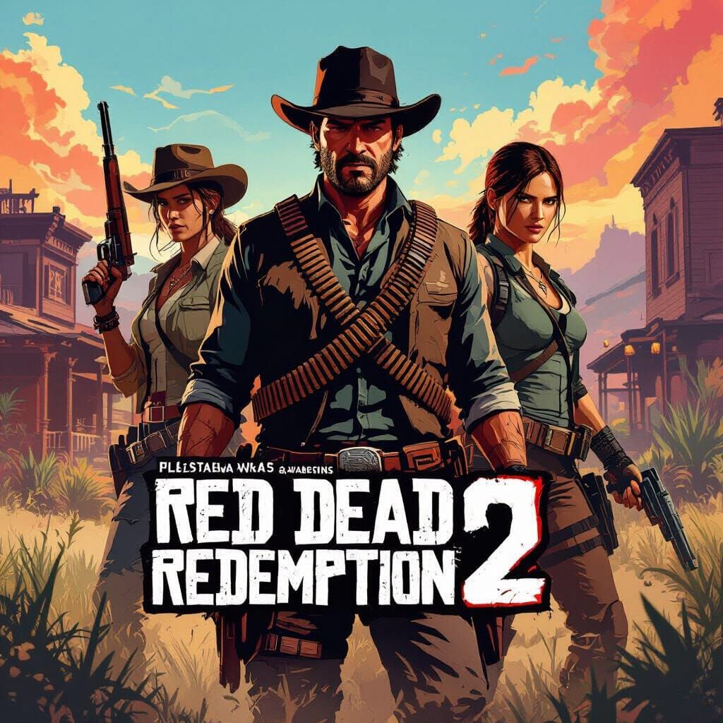 Dynamic YouTube Banner with Game Characters in Matte Paintin...