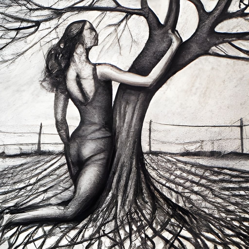 Woman and nature