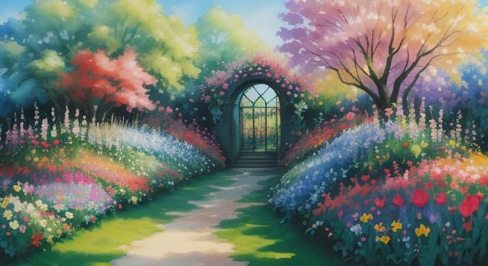 Secret flower garden