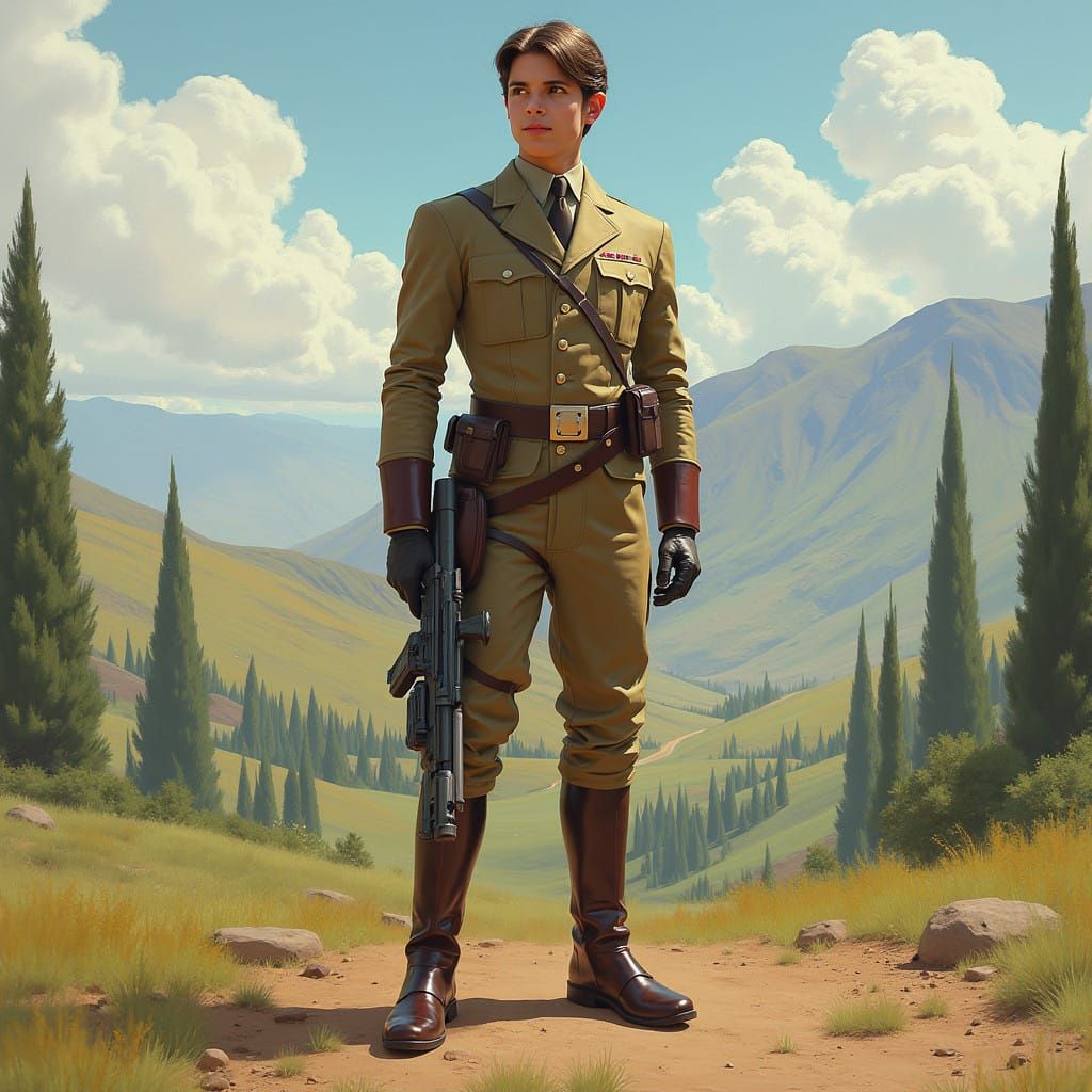 Alderaanian Soldier Embarks on a Heroic Quest